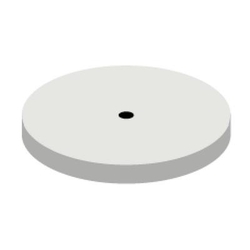 NTI White Silicone Polishers Unmounted, 10/Pkg  (Kerr Rotary)