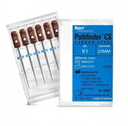 Pathfinder CS Carbon Steel 25mm 6/Pkg (SybronEndo)
