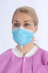 Face Masks Earloop  Arch Away 3-in-1 ASTM Level 2, Double Seal, 50/Pkg