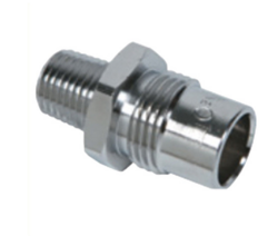 Nitrous Oxide Male 1/4 NPT x Male DISS Fitting (Belmed)