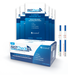 FastCheck 15 In Office Water Test Strip Kits – 6 Kits (Sterisil)