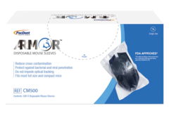 Computer Mouse Sleeves One Size Fits Most Clear 500/Bx (PacDent)