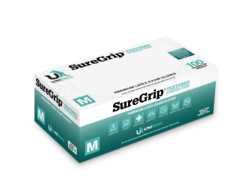 Gloves Latex Exam Powder Free Textured Sure Grip (Uniseal) 100/Box