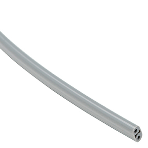 Syringe Tubing 2 Hole Gray 100ft/Bx