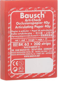 Articulating Arti-Check Plastic Dispenser with Pre-Cut Strips (Bausch)