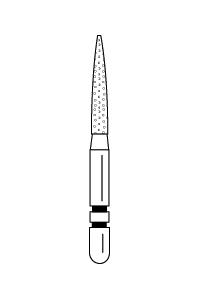 Two Striper Diamond Burs FG Flame 5/pk (Premier)