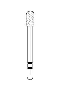 Two Striper Diamond Burs FG Round End Taper 5/pk (Premier)