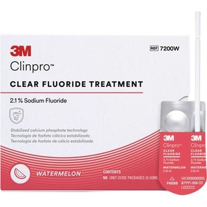 Clinpro Clear Fluoride Varnish Treatment  2.1% Sodium Fluoride, (3M)