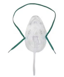 Oxygen Mask Airlife, Under The Chin Style,Vinyl, 7 ft Tubing 
