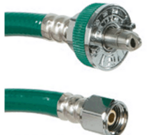 Oxygen Ohio (Matrx) Male Quick Connect X DISS Nut Single Hose (Belmed)