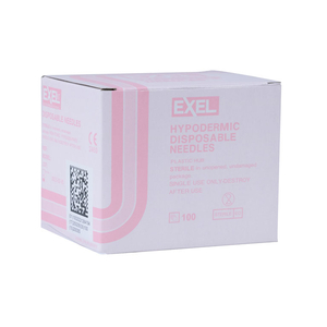 Hypodermic Needle Regular Bevel 100/Pkg (Exel)