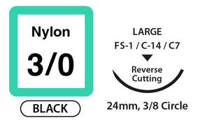 Unify Biopsy Suture Nylon 12/Pkg