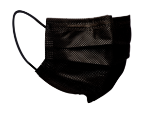 Mask Surgical W/Secure FitTM, Black, ASTM Level 3, 50/Box