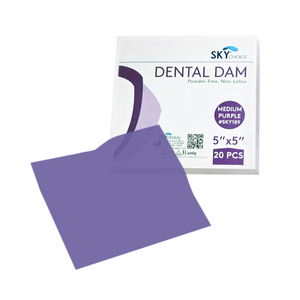 Dental Dam Non-Latex Mint Flavored Medium Purple (Sky Choice)