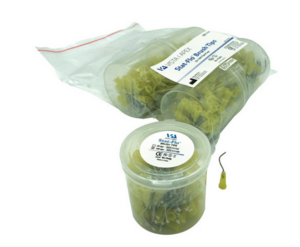 Stat-Flo PreBent Infusor Brush Tips Yellow 19 Gauge (Vista)