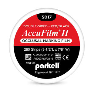 Accu-Film II Double Sided Articulating Film Precut Strips, 280/Pkg Accu-Film II Double Sided Articulating Film Precut Strips, 280/Pkg