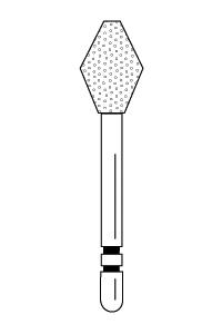 Two Striper Diamond Burs FG Barrel 5/pk (Premier) Two Striper Diamond Burs FG Barrel 5/pk (Premier)