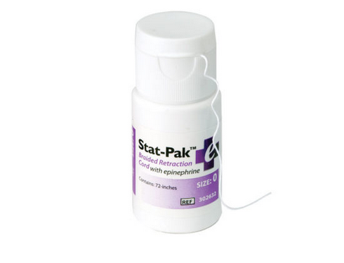 Stat-Pak +E Impregnated Braided Retraction Cord, 72 (Vista) Stat-Pak +E Impregnated Braided Retraction Cord, 72 (Vista)