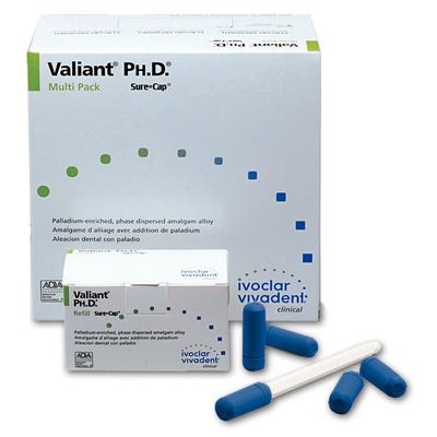 Valiant Ph.D. Sure Cap® Amalgam Alloy Capsules, Regular Set, Blue (Ivoclar) Valiant Ph.D. Sure Cap® Amalgam Alloy Capsules, Regular Set, Blue (Ivoclar)