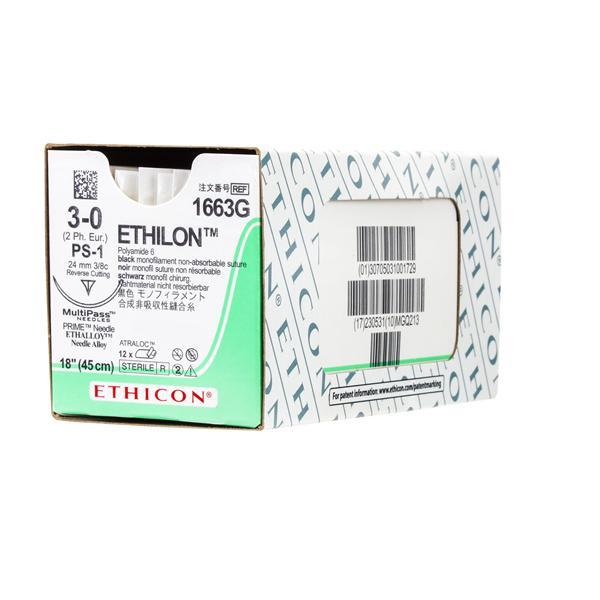 Ethilon Nylon Suture 12/Pkg Ethilon Nylon Suture 12/Pkg