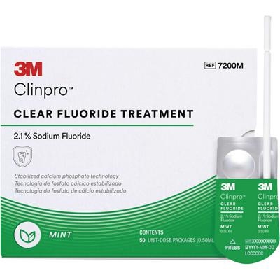 Clinpro Clear Fluoride Varnish Treatment 2.1% Sodium Fluoride, (3M) Clinpro Clear Fluoride Varnish Treatment 2.1% Sodium Fluoride, (3M)