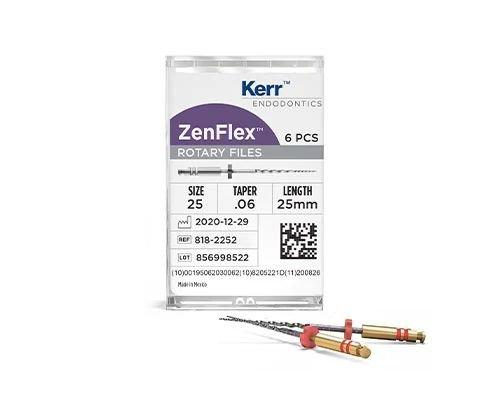 ZenFlex NiTi Rotary Shaping Files .06-31 mm Length 6/Pkg (KerrRotary) ZenFlex NiTi Rotary Shaping Files .06-31 mm Length 6/Pkg (KerrRotary)