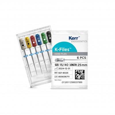 K-Files Stainless Steel, Color Coded 21mm (SybronEndo) K-Files Stainless Steel, Color Coded 21mm (SybronEndo)