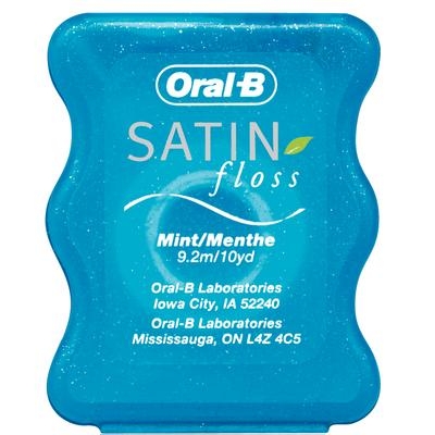 SATIN Floss Compact Spool, Mint, 144/Pkg (Oral-B) SATIN Floss Compact Spool, Mint, 144/Pkg (Oral-B)