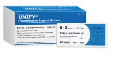 Unify Suture Polypropylene 12/Pkg (AD Surgical)