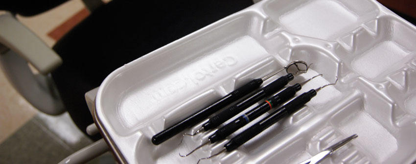 Divided Setup Tray White 9 1/2