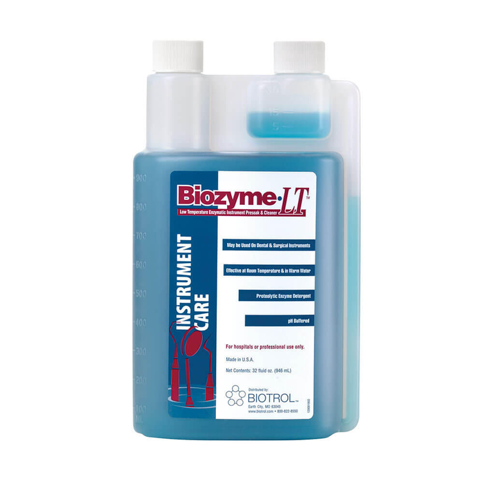 Biozyme LT Enzymatic Instrument Presoak and Cleaner 32oz Bottle Biozyme LT Enzymatic Instrument Presoak and Cleaner 32oz Bottle