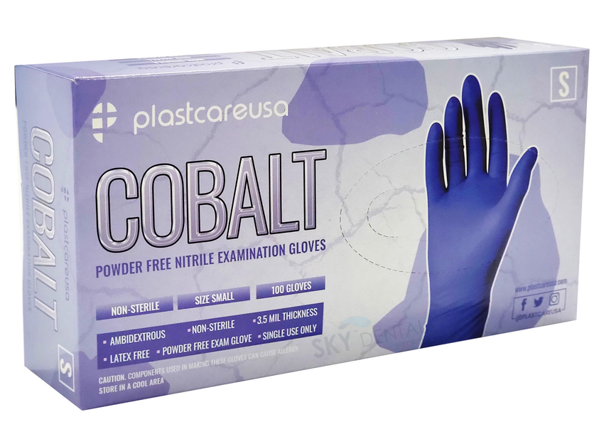 Cobalt Indigo Blue Nitrile Gloves (Plastcare USA) Cobalt Indigo Blue Nitrile Gloves (Plastcare USA)