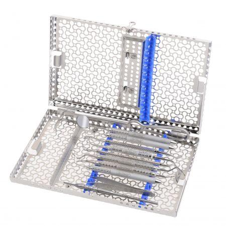 12 Instr Container Cassette Blue w/acc 12 Instr Container Cassette Blue w/acc