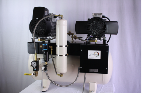 JDS Oil-Less Air Compressor 3HP Dual Head (JDS) JDS Oil-Less Air Compressor 3HP Dual Head (JDS)
