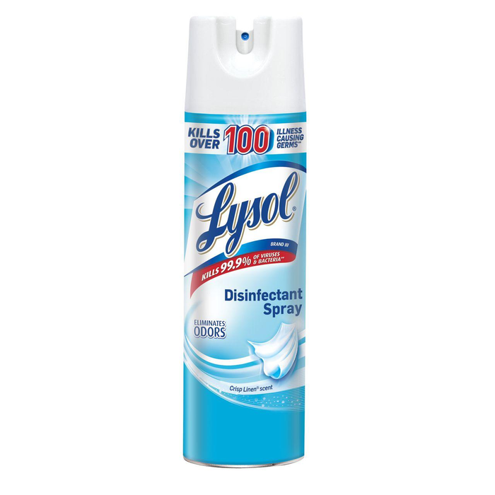 Lysol Can Spray 19 Oz Crisp Linen Scent Lysol Can Spray 19 Oz Crisp Linen Scent