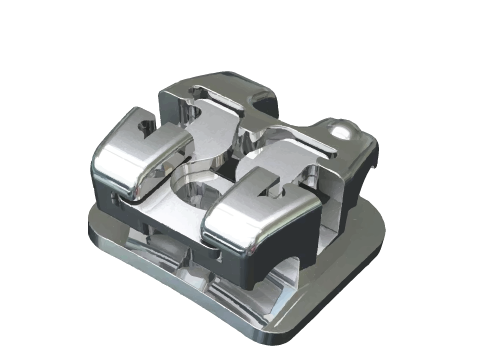 Sky Clip+ Dual Control Self Ligating Passive Brackets MBT .022