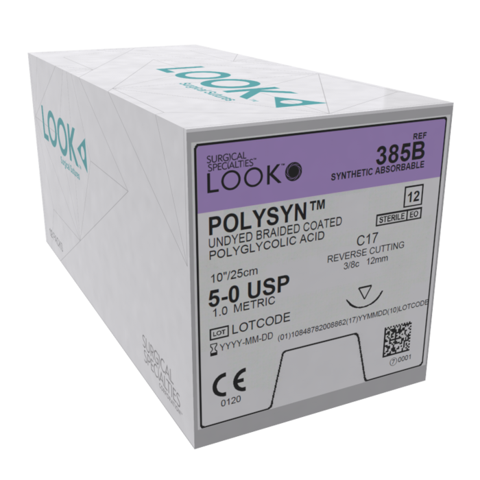 Look Sutures PolySyn 12/Pkg Look Sutures PolySyn 12/Pkg