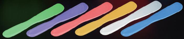 Disposable Mixing Spatulas Asst (12) (Plasdent)