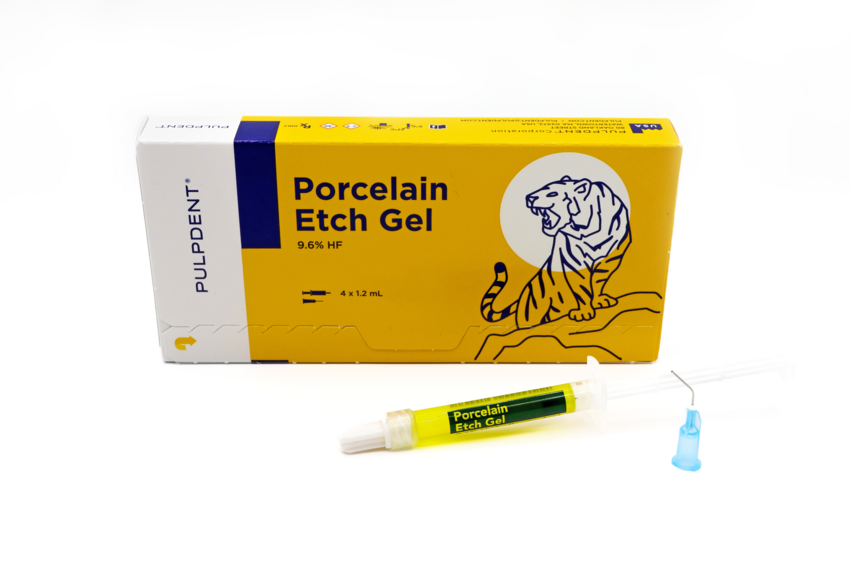 Porcelain Etch Gel 9.6% Hydrofluoric Acid (Pulpdent) Porcelain Etch Gel 9.6% Hydrofluoric Acid (Pulpdent)