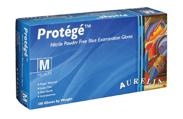 Aurelia Protege Stretch Nitrile Gloves Powder Free 100/box Aurelia Protege Stretch Nitrile Gloves Powder Free 100/box