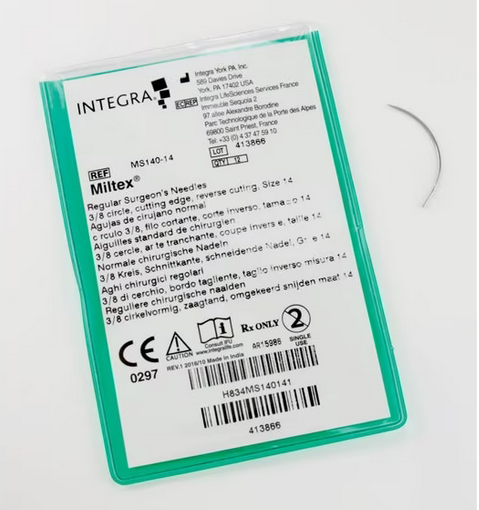 Suture Needles Only 12/Pack (Miltex)