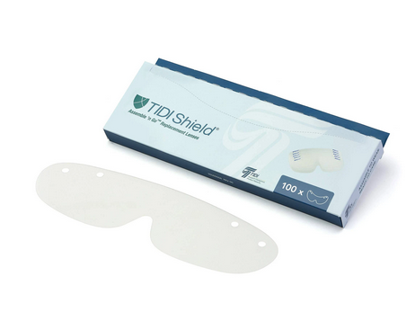 TIDIShield Assemble 'N Go Eyeshield Safety Lens 100/Bx (Tidi) TIDIShield Assemble 'N Go Eyeshield Safety Lens 100/Bx (Tidi)