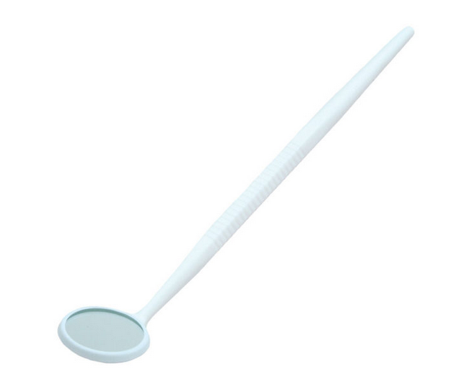 Mouth Mirrors Disposable White Size Medium #4.5 60/Pkg (Vista)