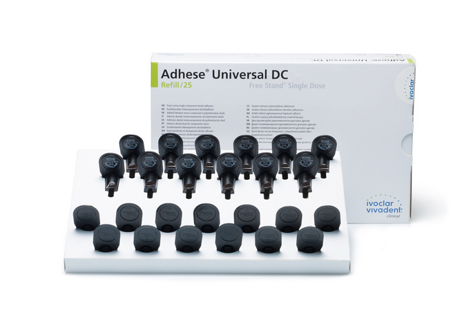 Adhese Universal Adhesive Dual Cure Bonding Single Dose Refills, 0.1 g, 25/Pkg (Ivoclar) Adhese Universal Adhesive Dual Cure Bonding Single Dose Refills, 0.1 g, 25/Pkg (Ivoclar)