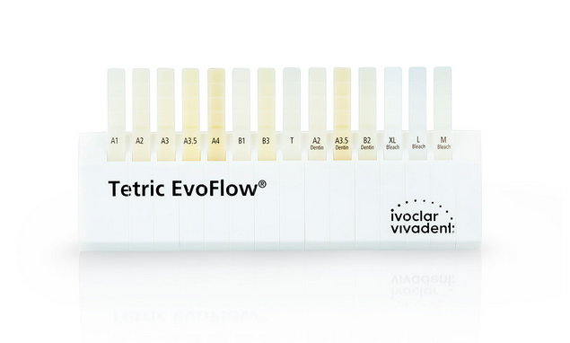 Tetric EvoFlow Shade Guide (Ivoclar) Tetric EvoFlow Shade Guide (Ivoclar)