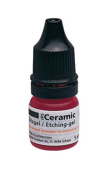 IPS Ceramic Etching Gel, 5ml Bottle (Ivoclar) IPS Ceramic Etching Gel, 5ml Bottle (Ivoclar)