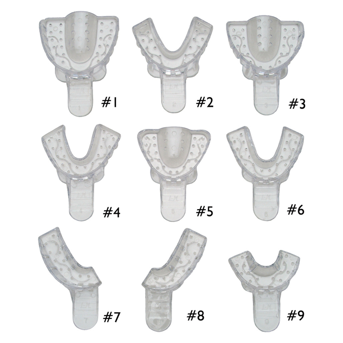 Impression Trays Clear 12/pk (Vista) Impression Trays Clear 12/pk (Vista)