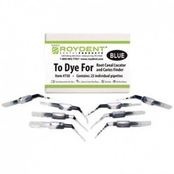 To Dye For Caries and Fractures Detector Blue 25/Pkg (Roydent)