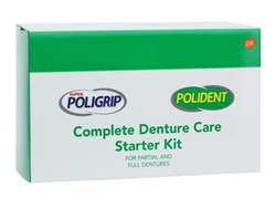 Policare Denture Essentials Complete Care Kit For Dentures and Partials 12/case