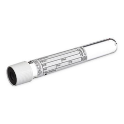 Blood Collection Tube Plain 9ml 50/Pkg (Exel)